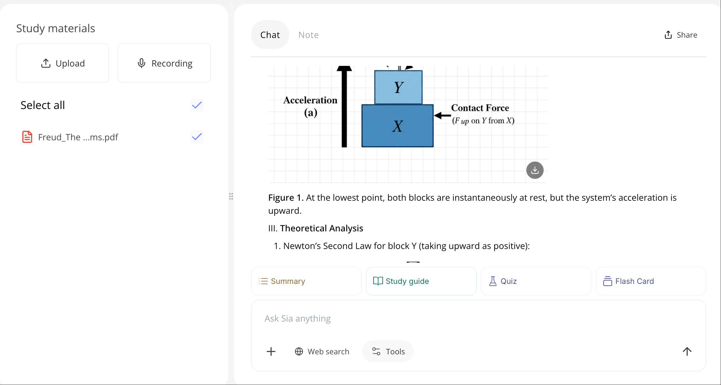 AskSia analyzing physics problems with step-by-step explanations